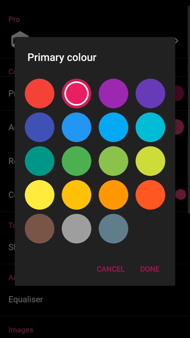 Choose your colour